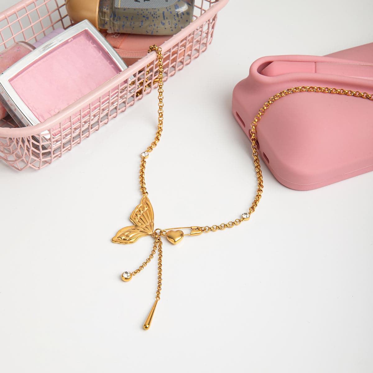 Butterfly Pendant Necklace
