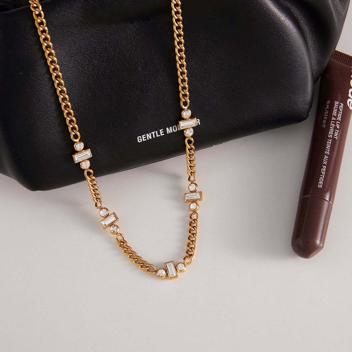 Geometric Crystal Necklace