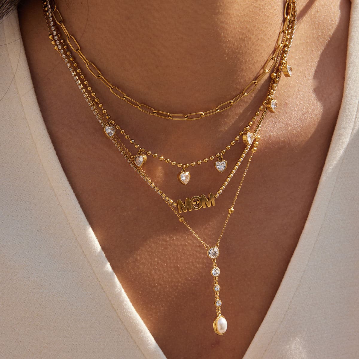 MOM Tennis Necklace