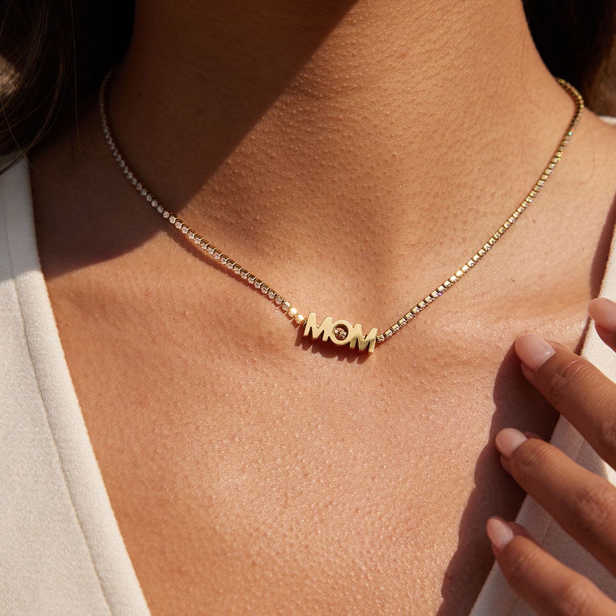 MOM Tennis Necklace
