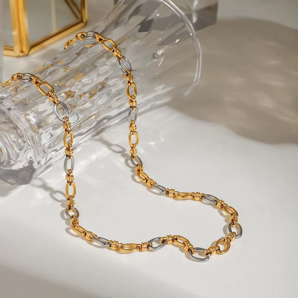 Two Tone Chain Necklace