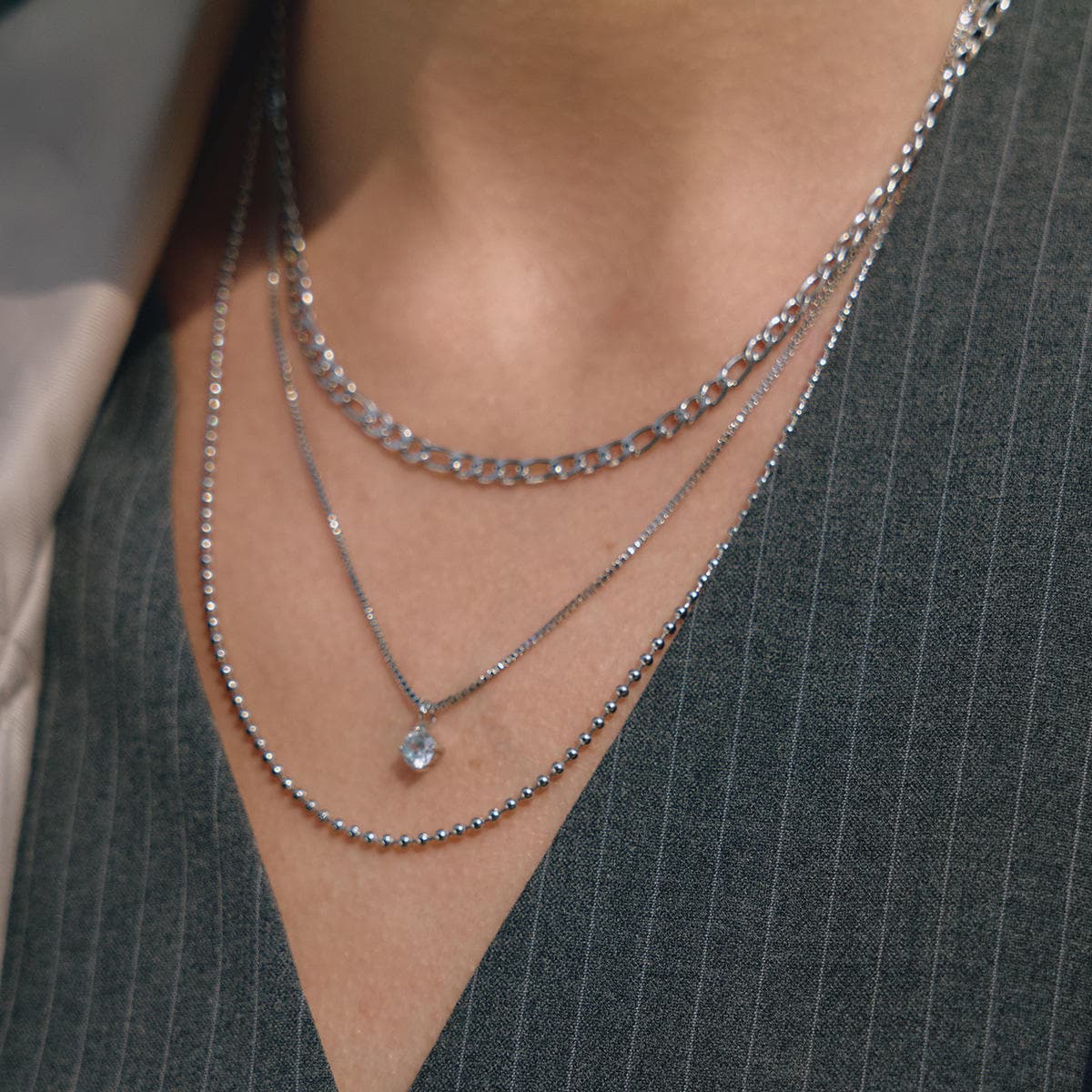 Three-Layer Necklace 