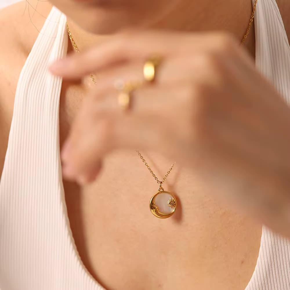 Celestial Shell Necklace 