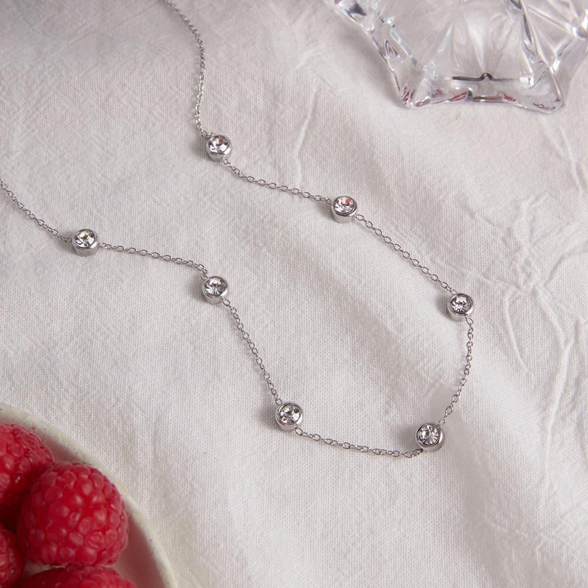 Beaded Station Necklace