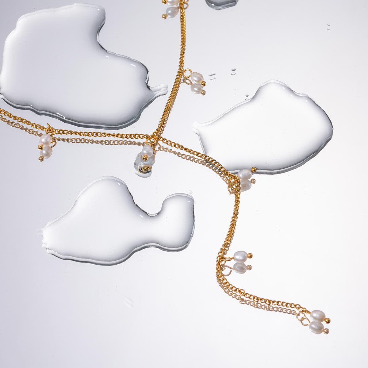 Y-Necklace With Freshwater Pearls
