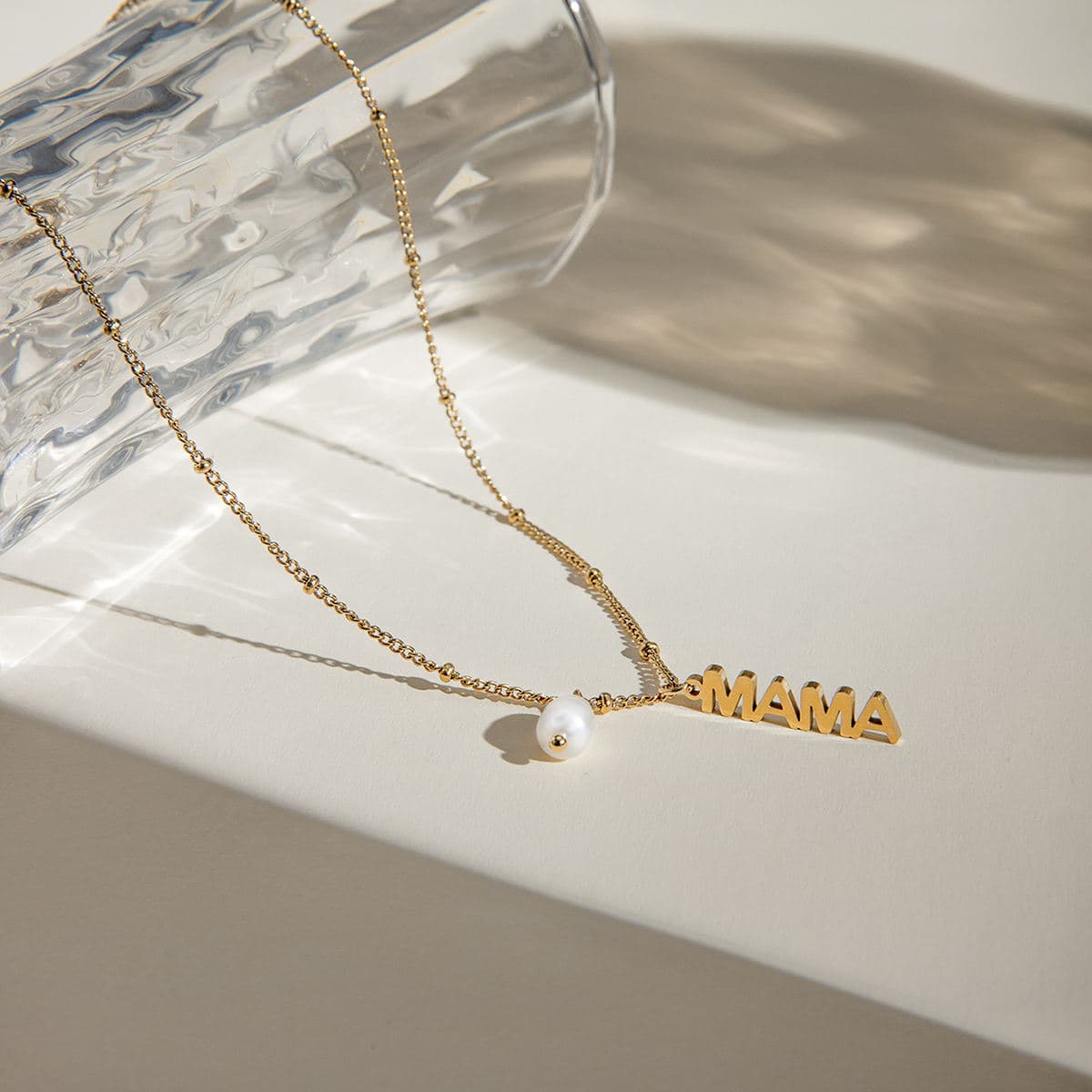 Mama Freshwater Pearl Necklace 