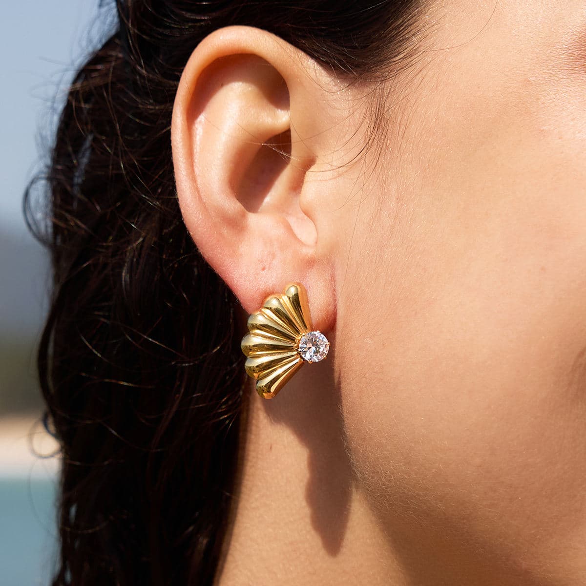 Seashell Stud Earrings 