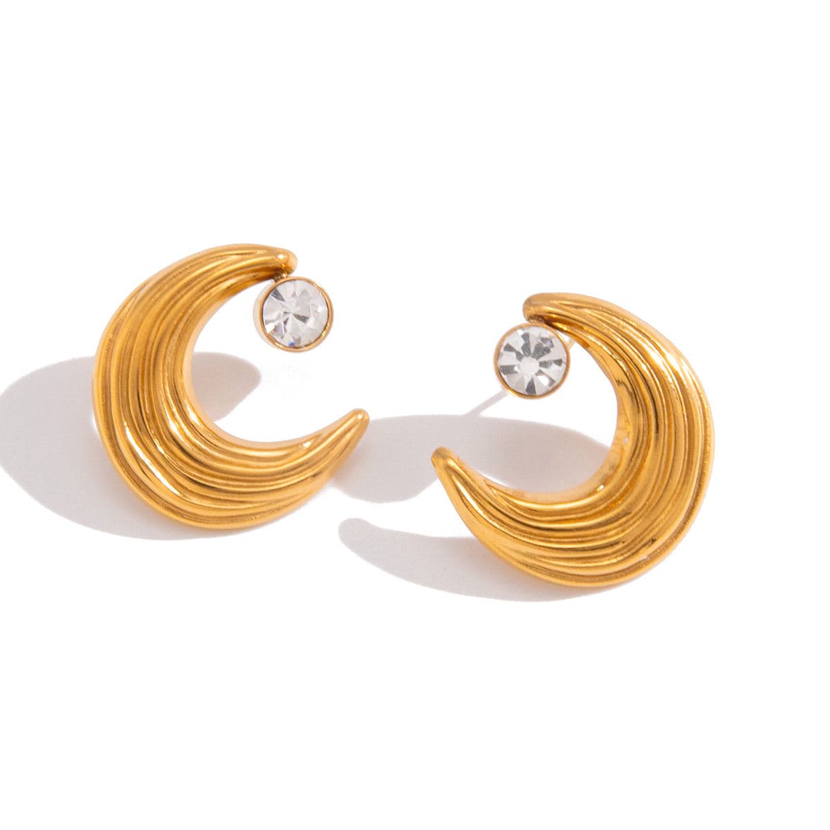 Celestial Crescent Earrings 