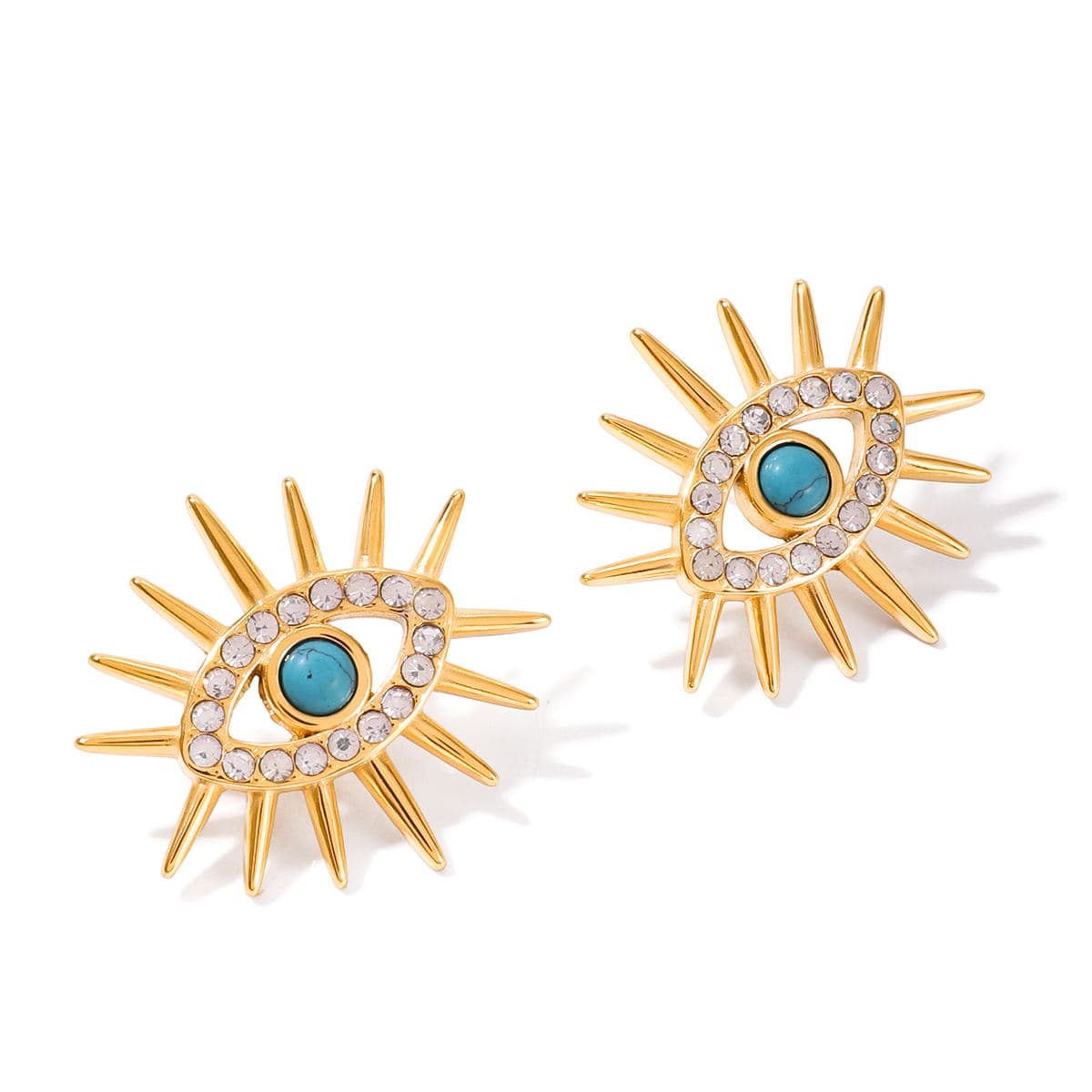 Evil Eye Stud Earrings 