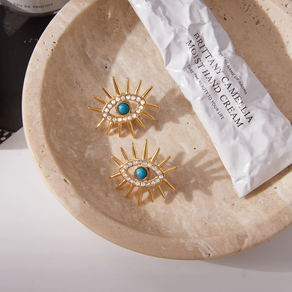 Evil Eye Stud Earrings 