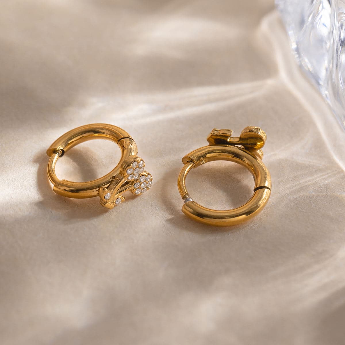 Cherry Hoop Earrings