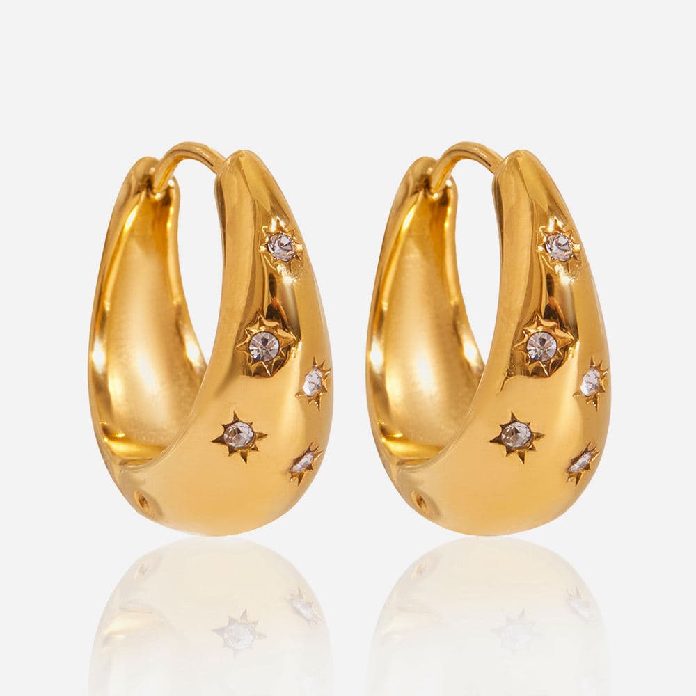 Celestial Hoop Earrings 