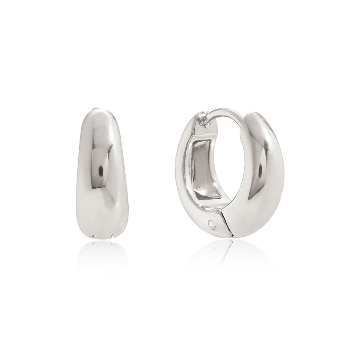 Minimalist Huggie Hoop Earrings 