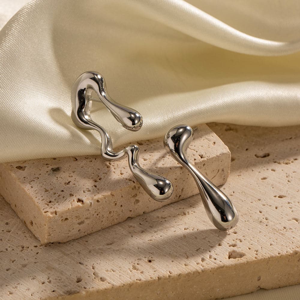 Abstract Drop Earrings 