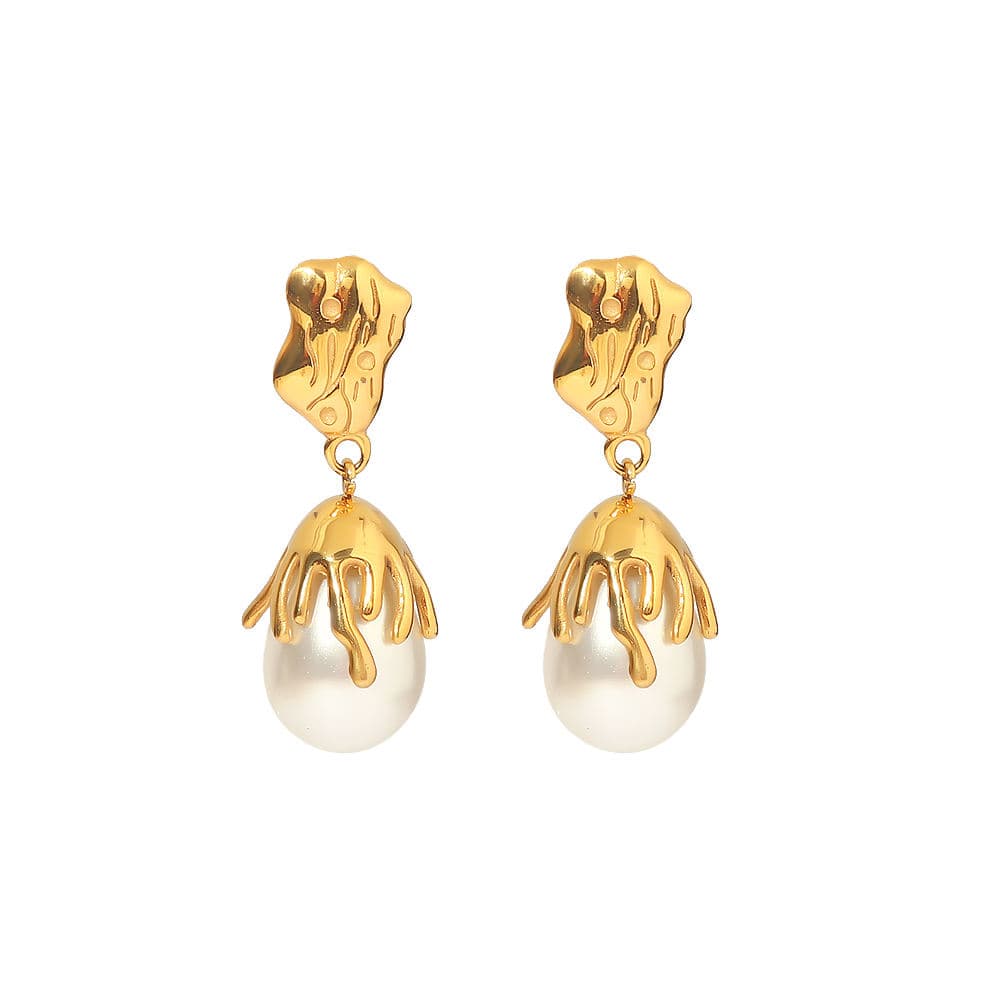 Pearl Drop Earrings 