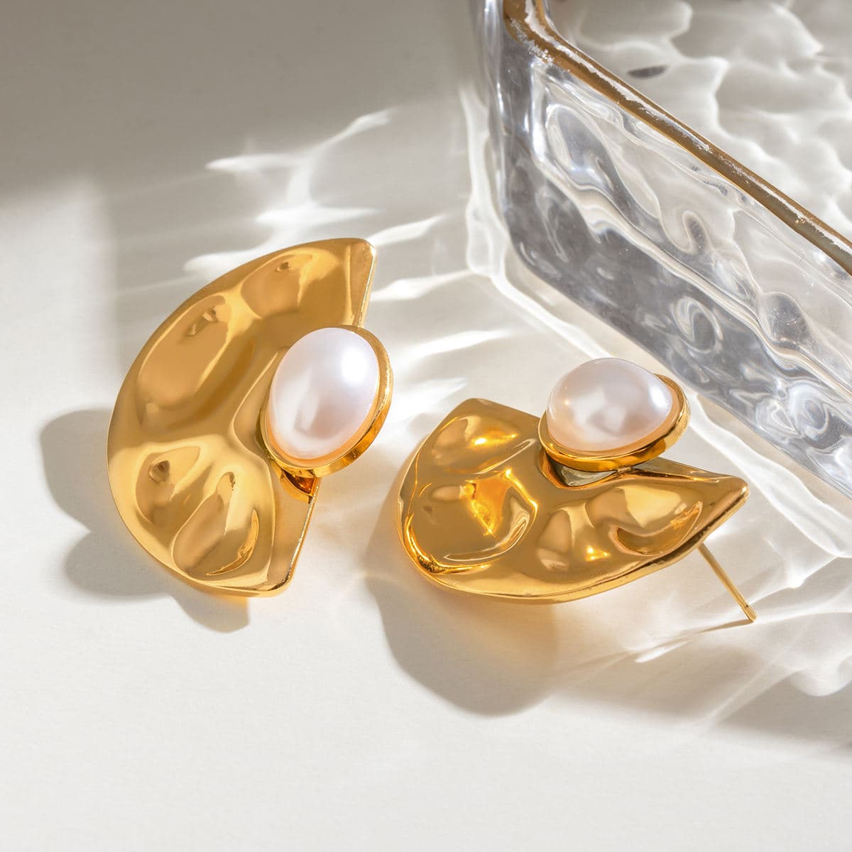 Pearl Statement Earrings 