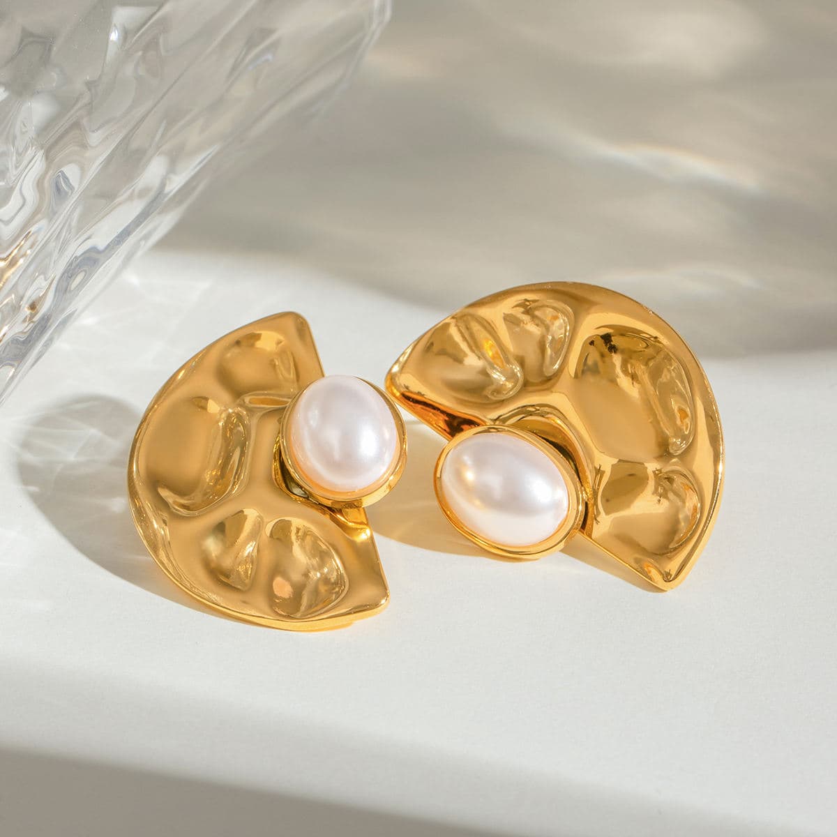 Pearl Statement Earrings 