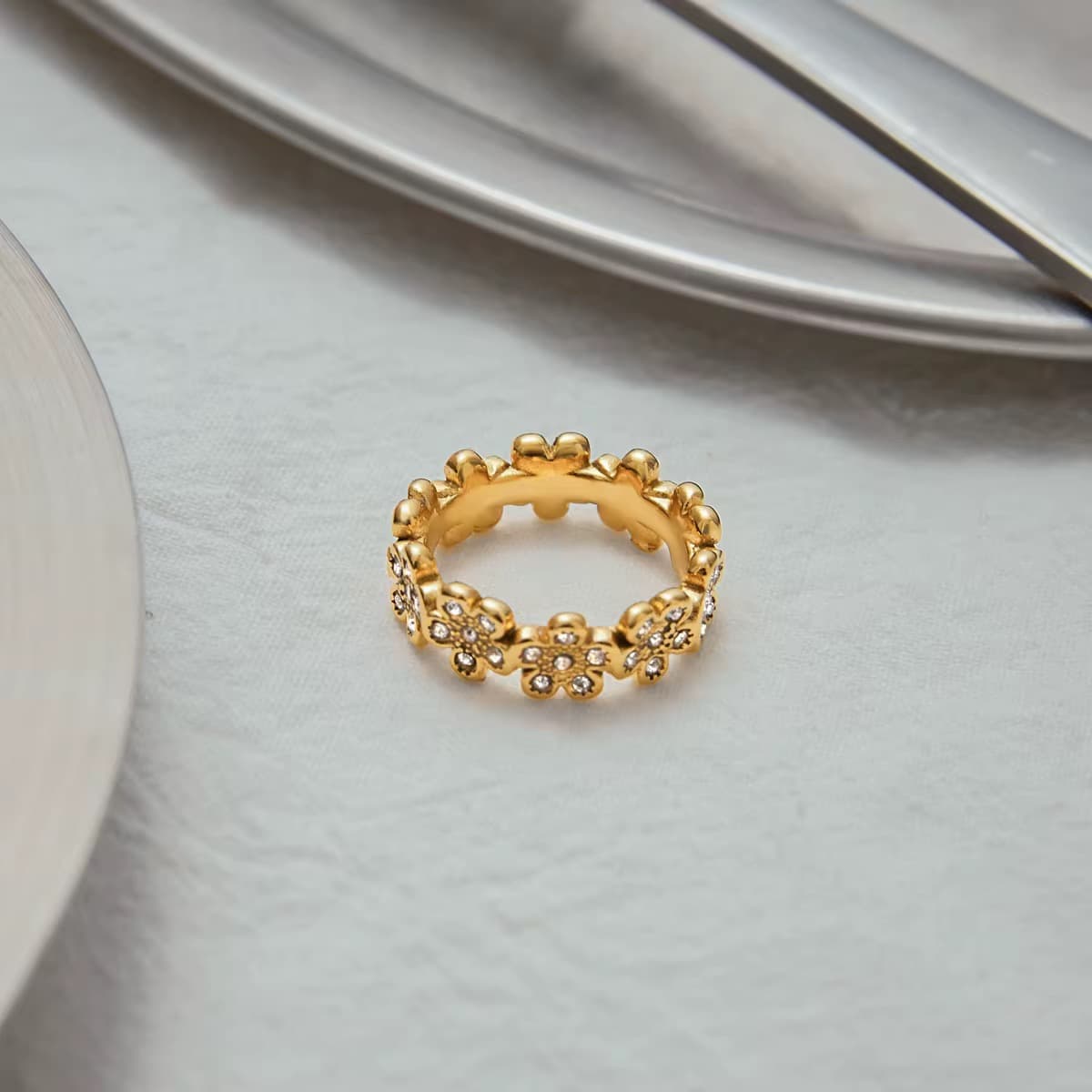 Floral Eternity Ring