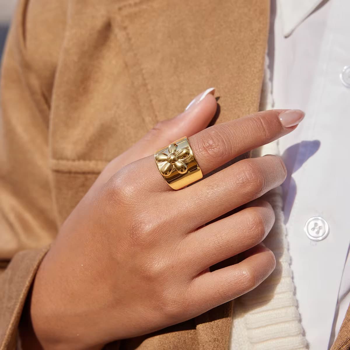 Floral Statement Ring 