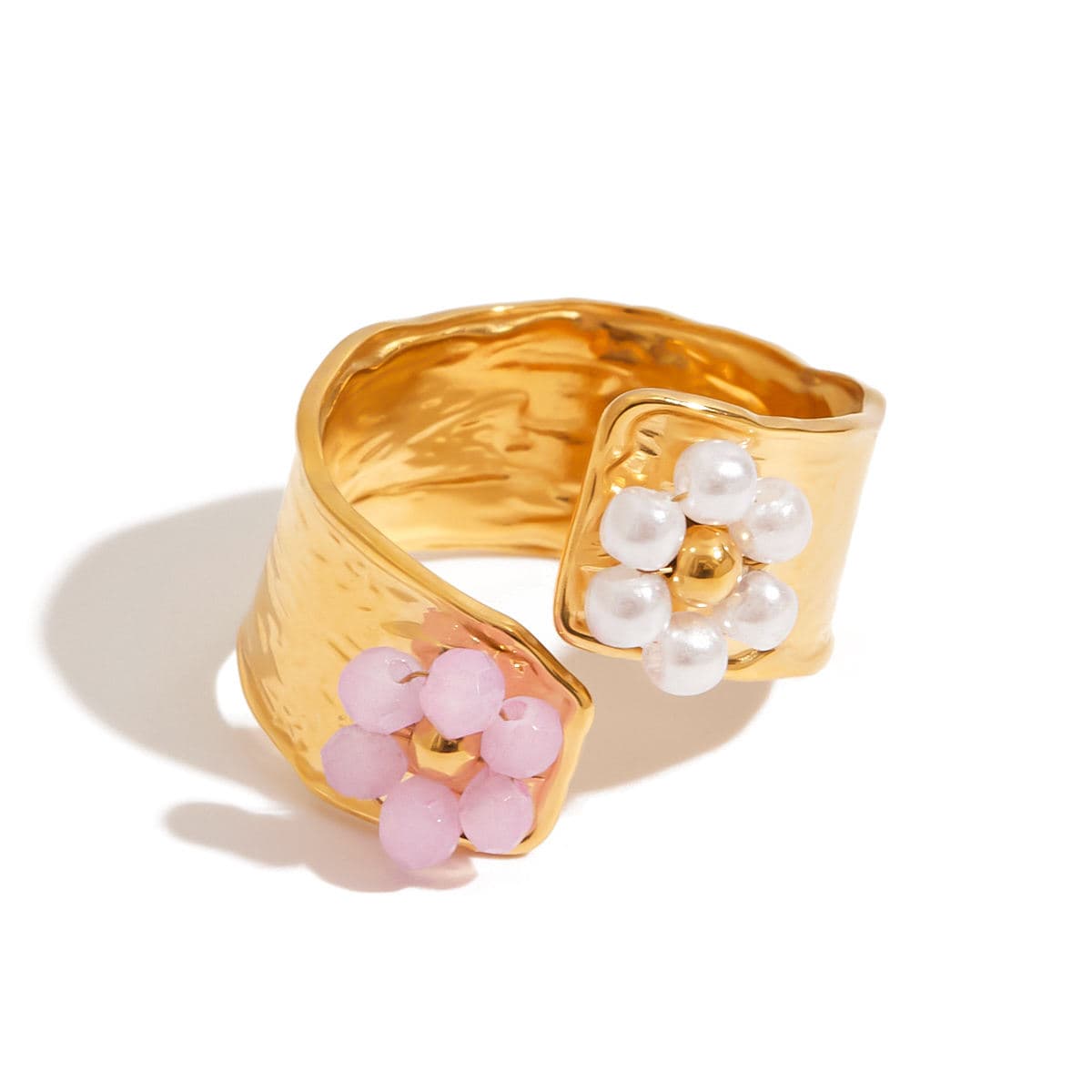 Floral Pearl Ring 