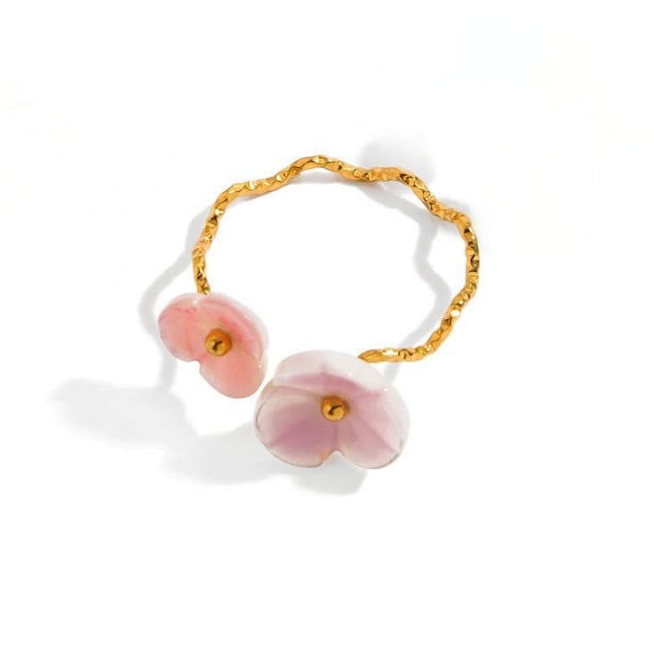 Double Flower Ring
