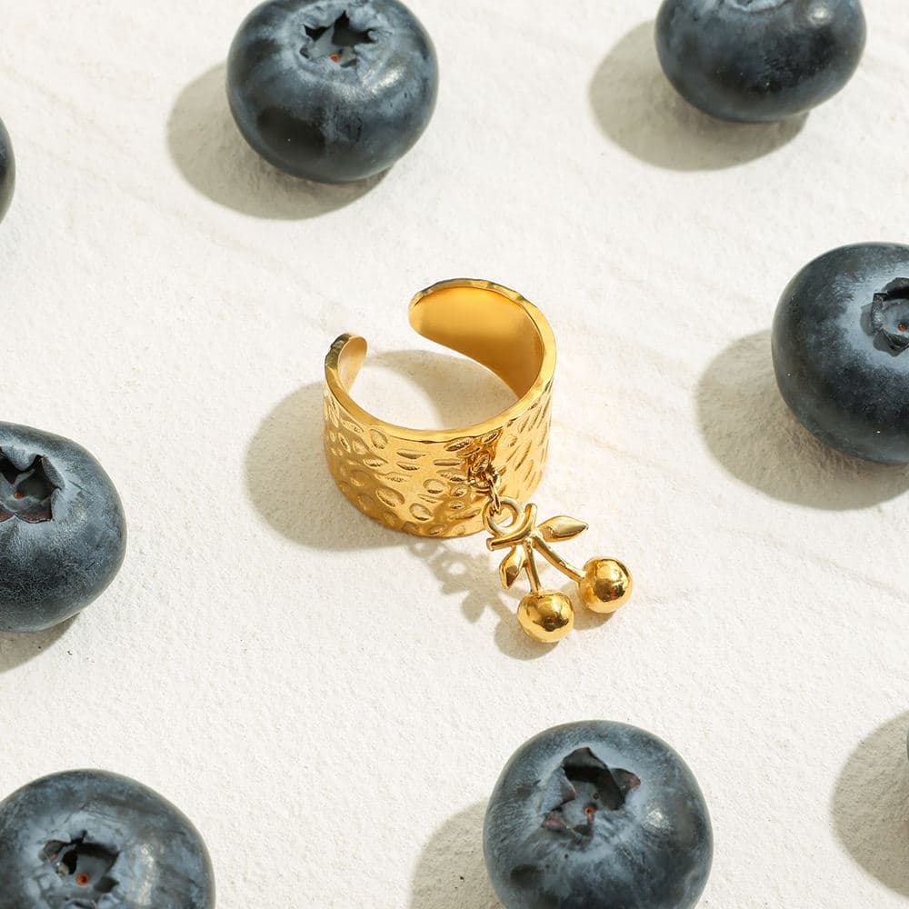 Cherry Statement Ring