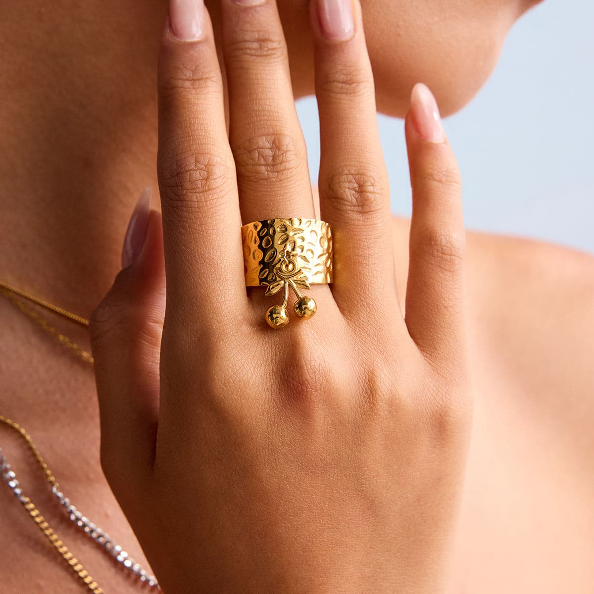 Cherry Statement Ring