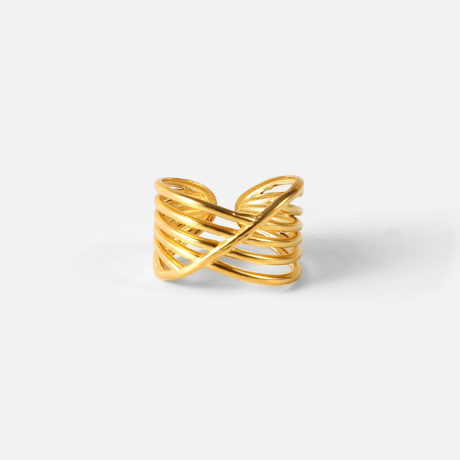 Crossed Band Ring