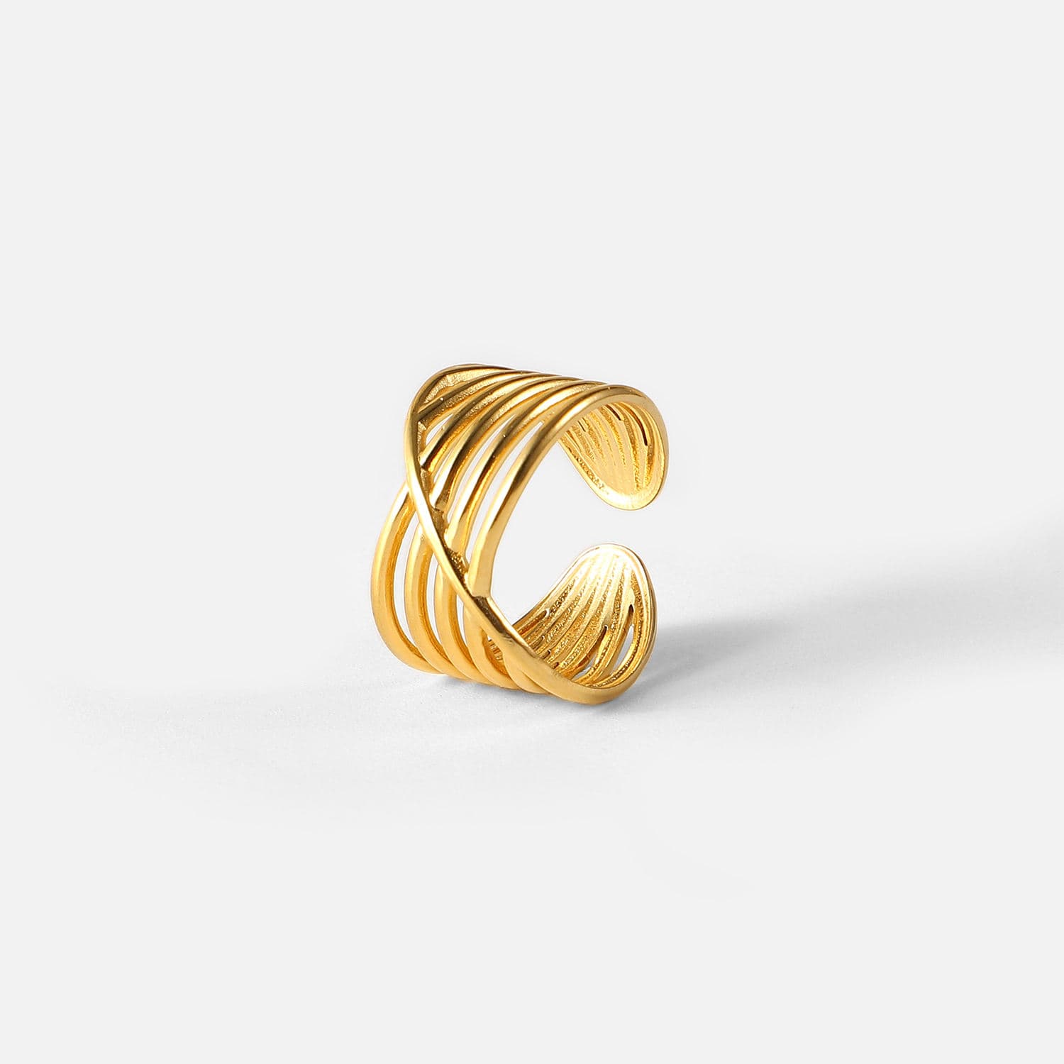 Crossed Band Ring