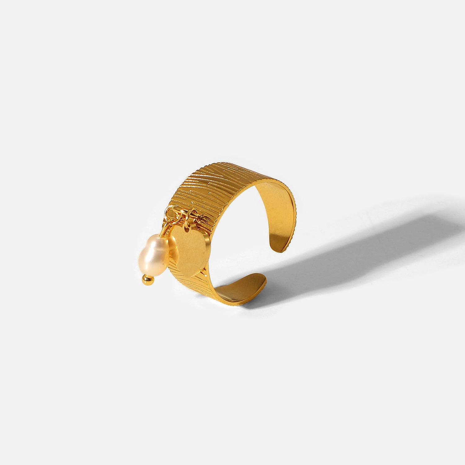 Pearl & Heart Ring 