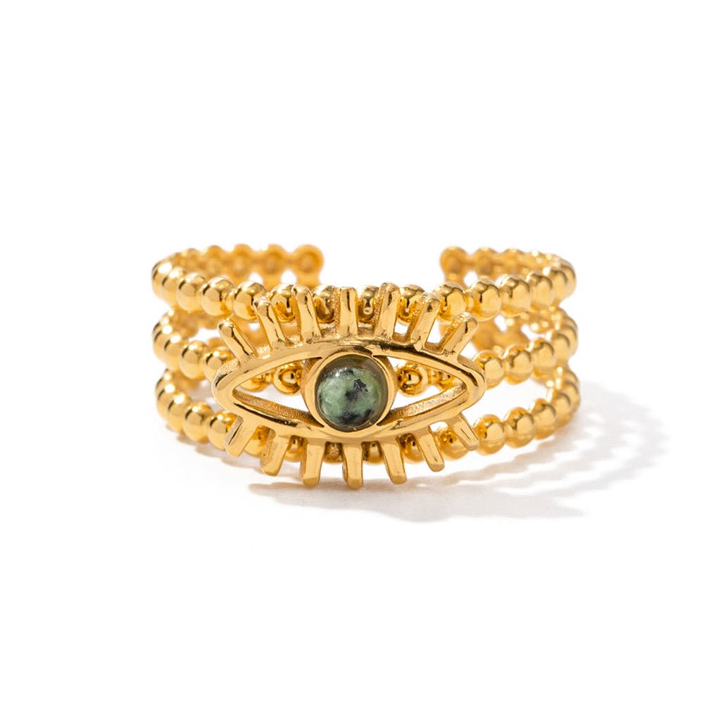 Green Eye Ring 