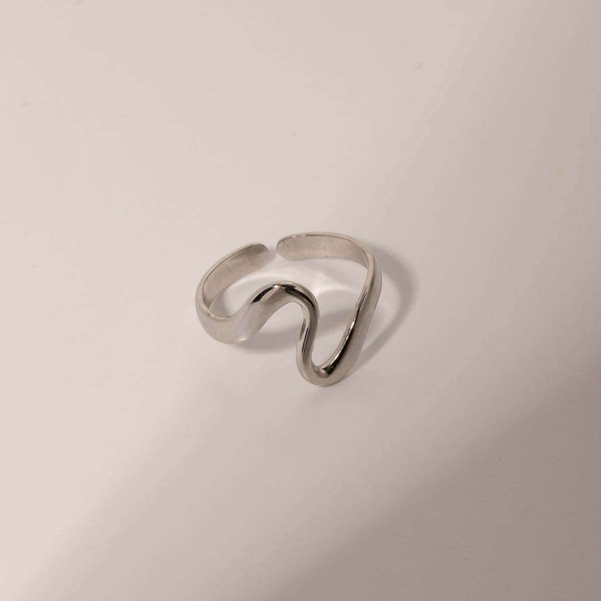Wave Open Ring 