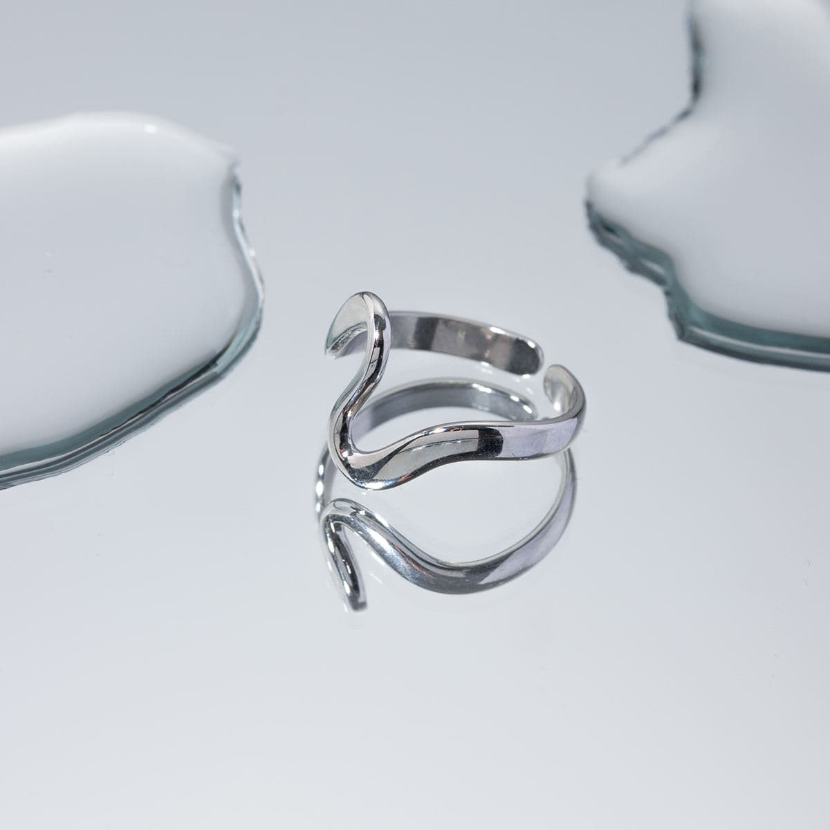 Wave Open Ring 
