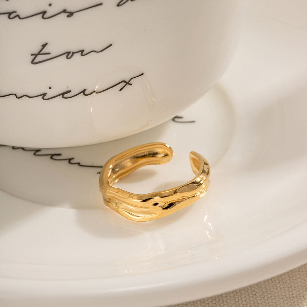Twisted Open Ring 