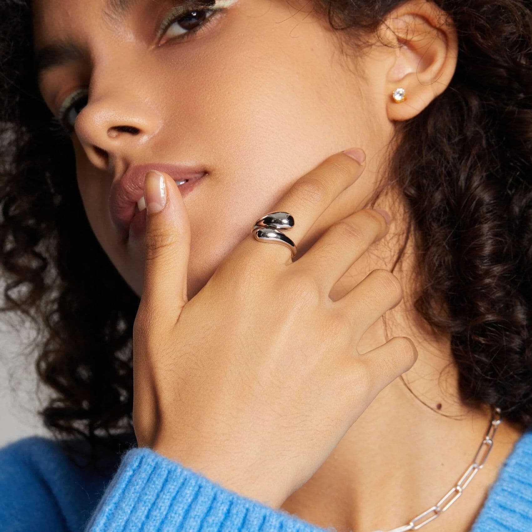Sculptural Open Ring