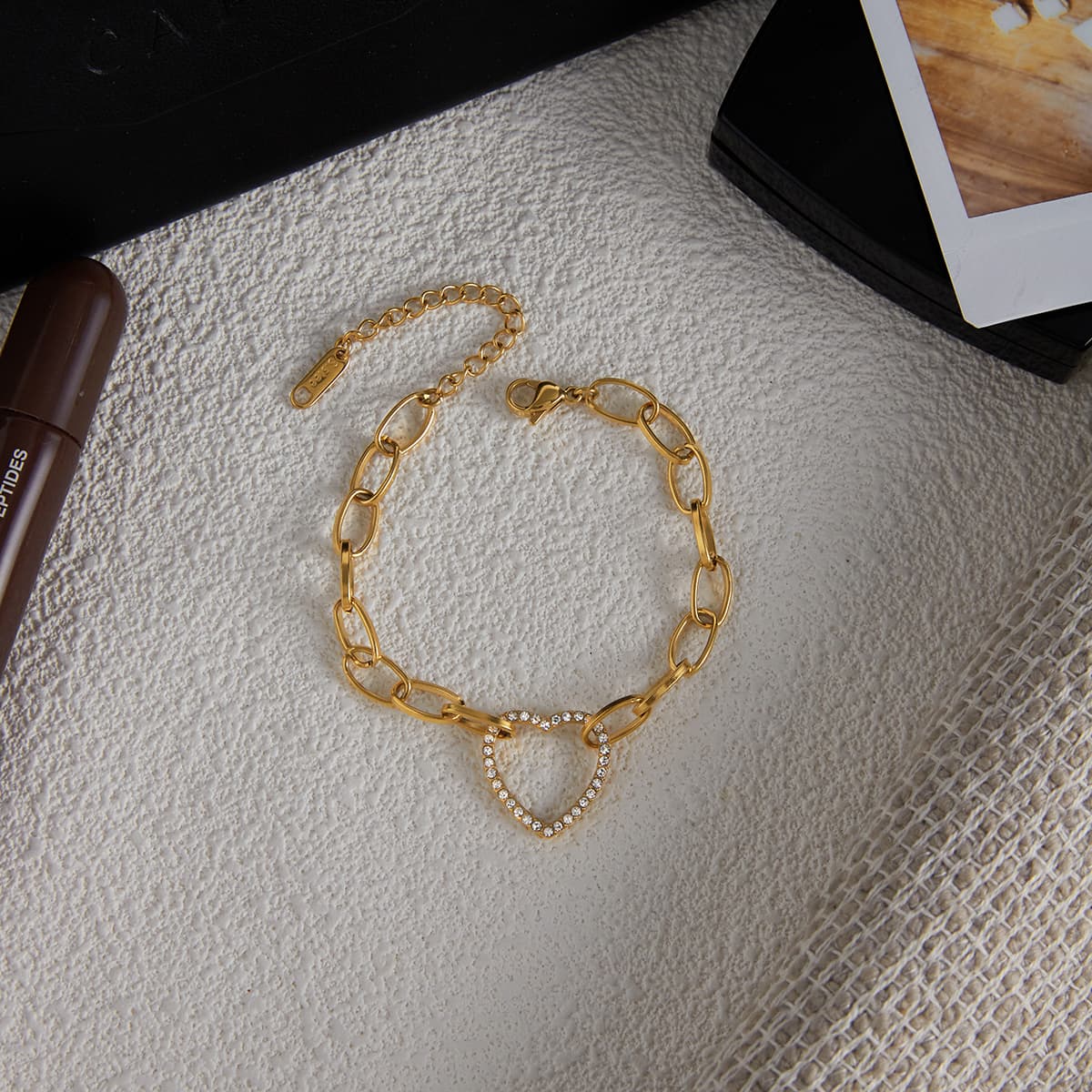 Heart Chain Bracelet